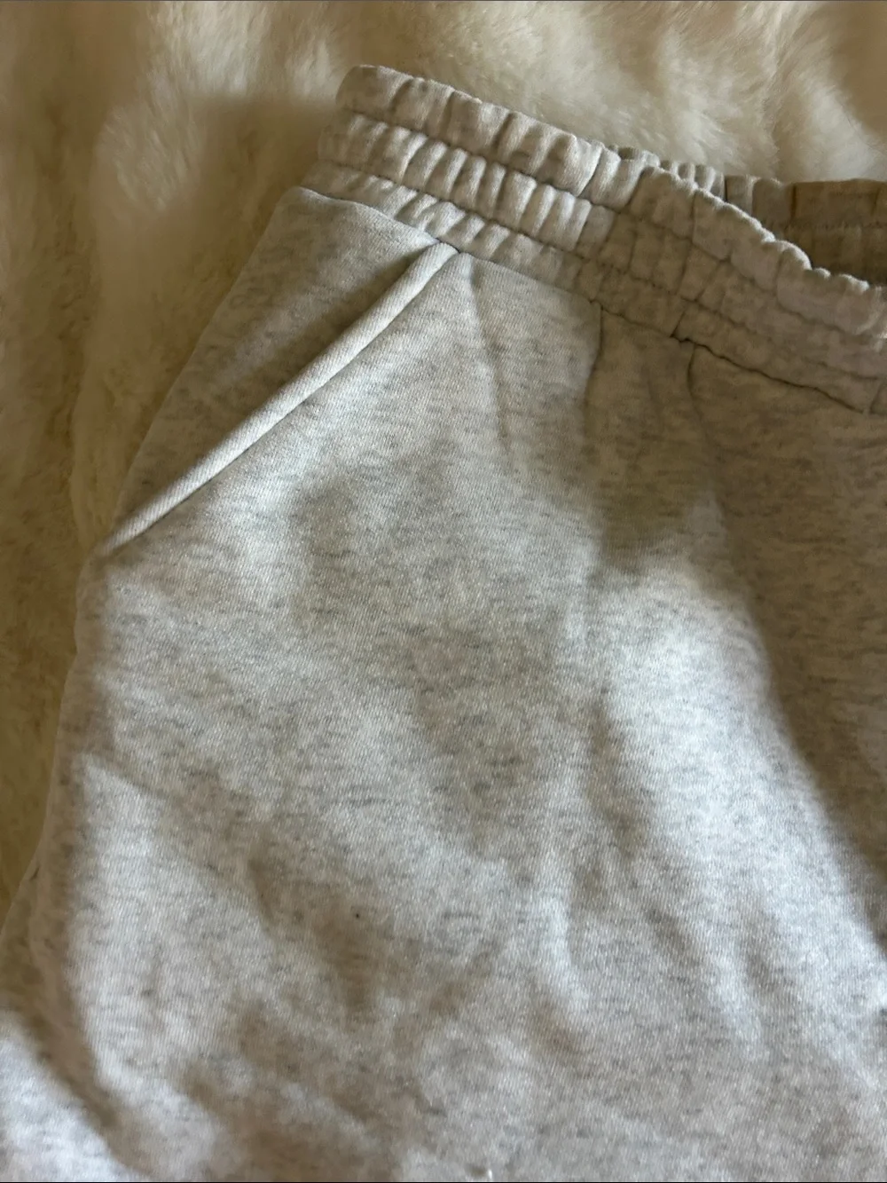 White Fox Drawstring Shorts - Picture 4 of 6